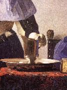 VERMEER VAN DELFT, Jan Young Woman with a Water Jug (detail) re china oil painting artist